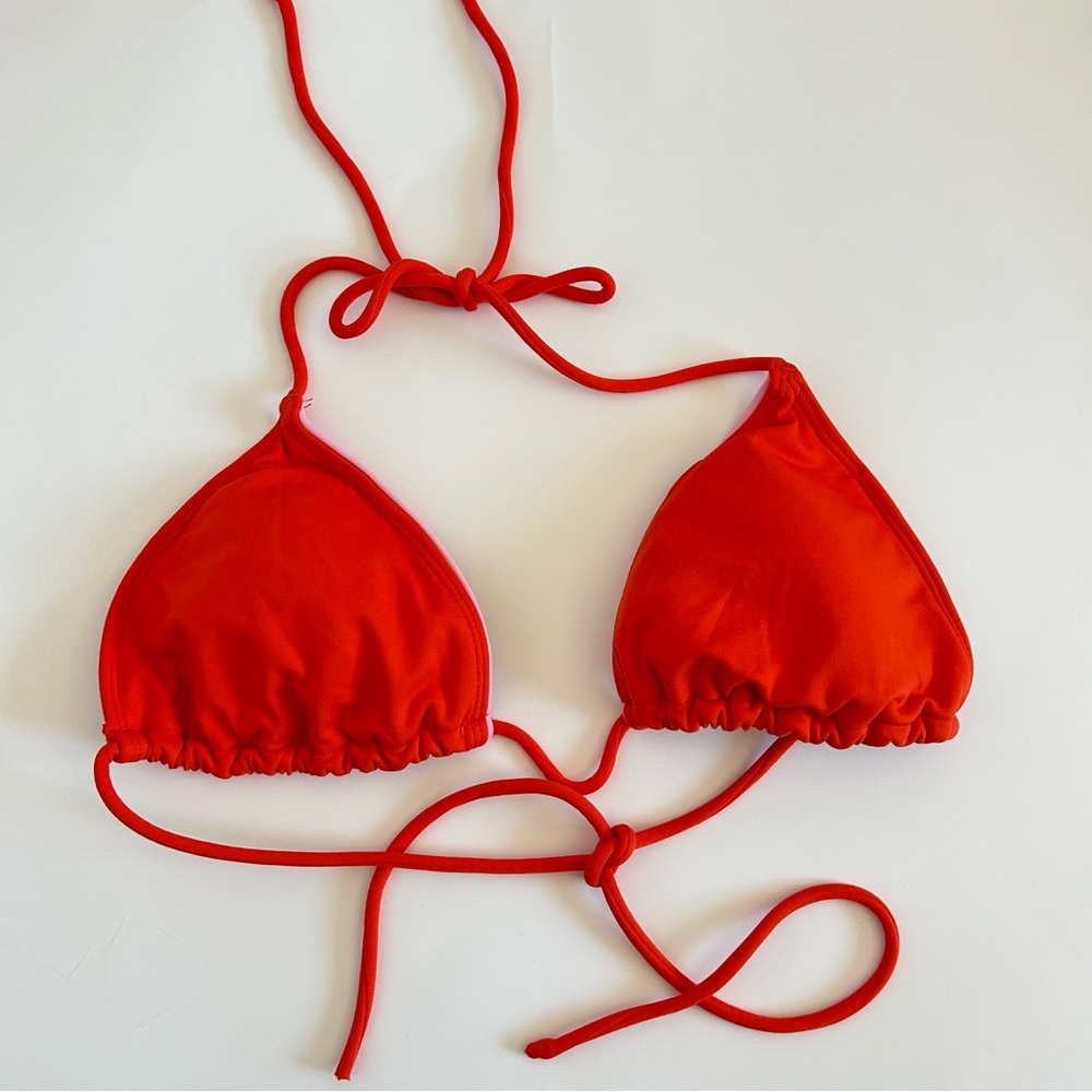 Original penguin triangle bikini top Sz small